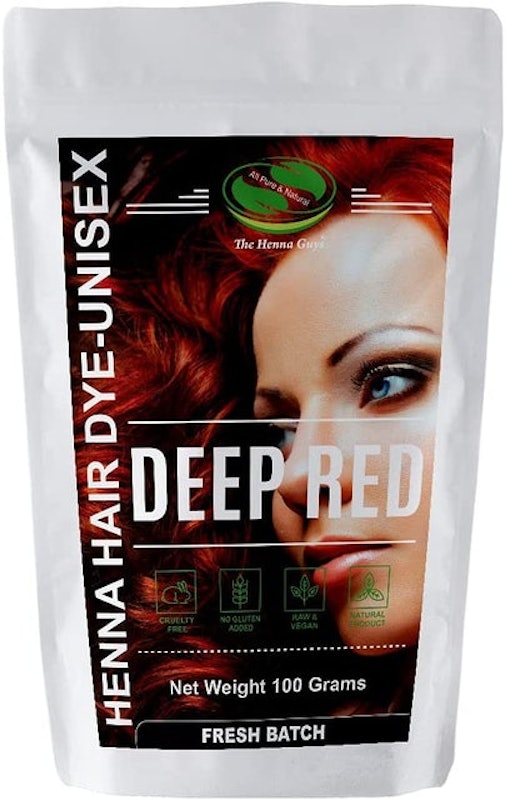 Deep Red Henna Hair & Beard Dye 1
