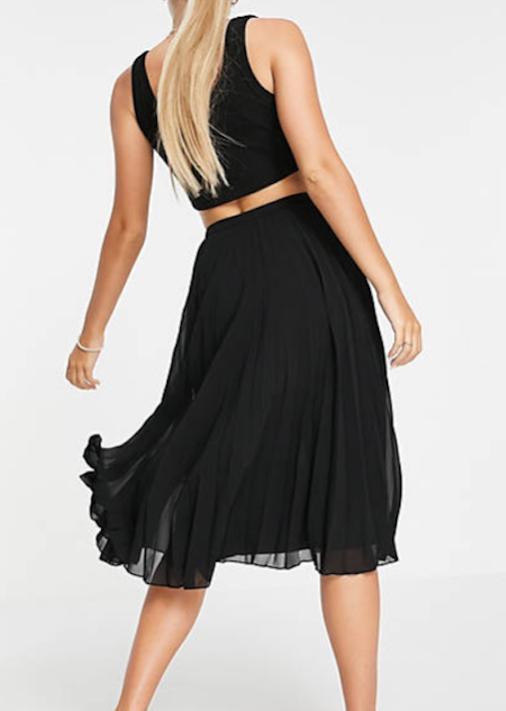 Pleated Midi Skirt 2