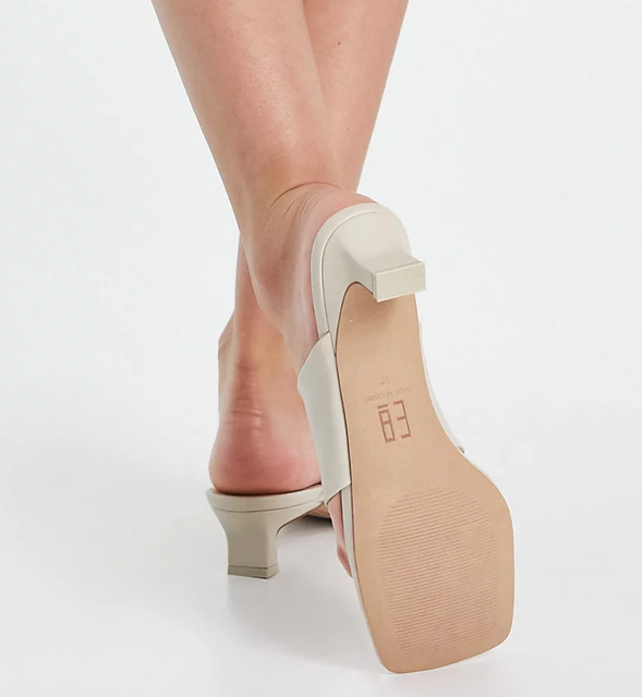 Christy Toe Thong Heeled Mules 3