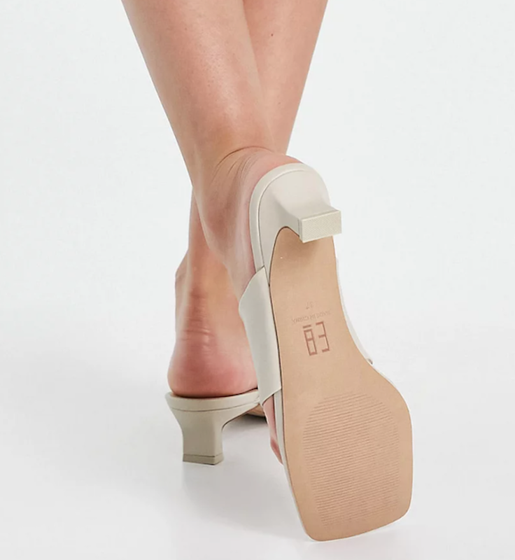 Christy Toe Thong Heeled Mules 3
