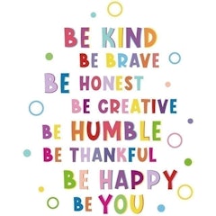 Colorful Inspirational Wall Decal Motivational Phrases