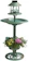 Parkland 3-in-1 Bird Bath & Feeder With Solar Light and Planter 1