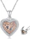 LONAGO 925 Sterling Silver Heart Locket With Photo 1