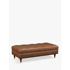 Chester Leather Footstool