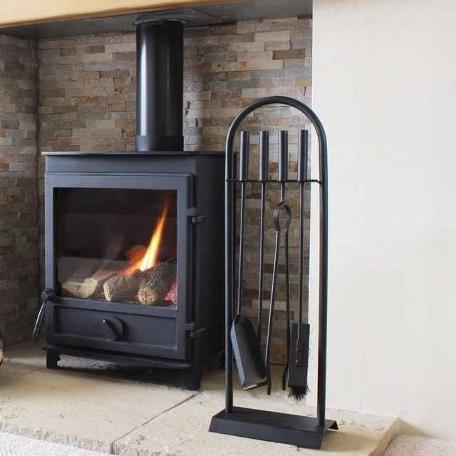 Lambeth Contemporary Fireside Companion Set 2