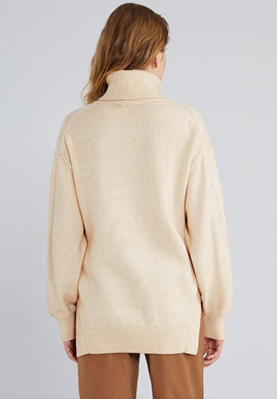 Split Hem Turtleneck Jumper 2