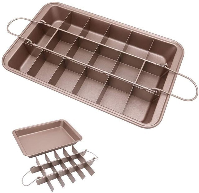 Brownie Tin With Dividers 2