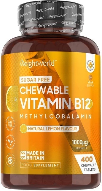 Lemon Flavour Vitamin B12 Chewable Tablets 1