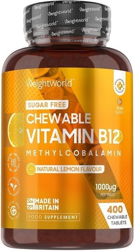 Lemon Flavour Vitamin B12 Chewable Tablets 1