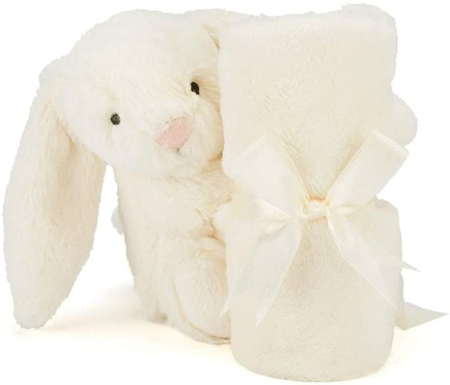 Bashful Bunny Cream - Baby Comfort Blanket 2