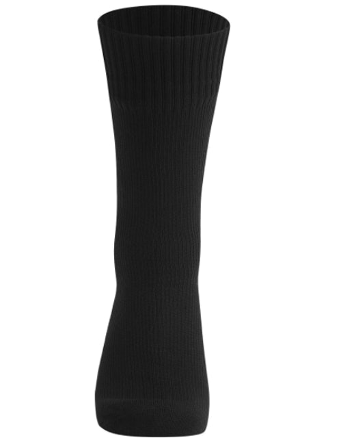 100% Waterproof Crew Length Black Socks  1
