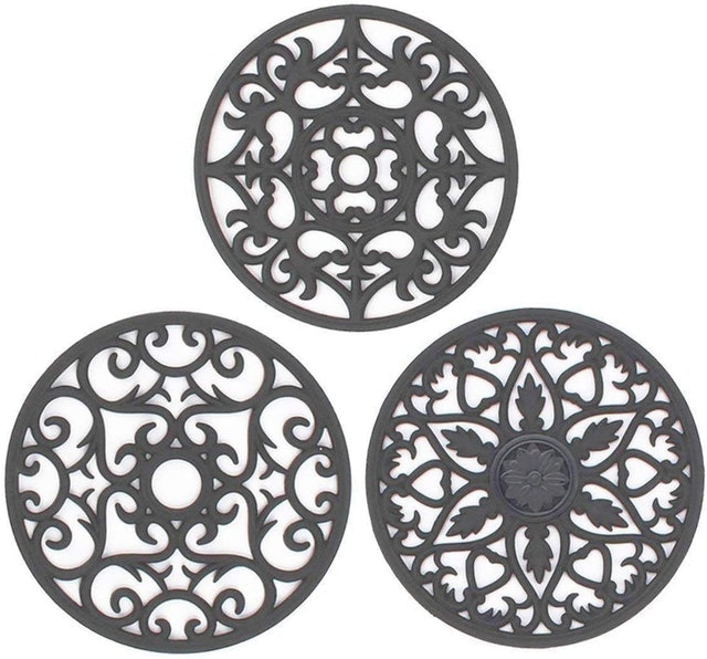Silicone Trivet Coaster Set of 3 1