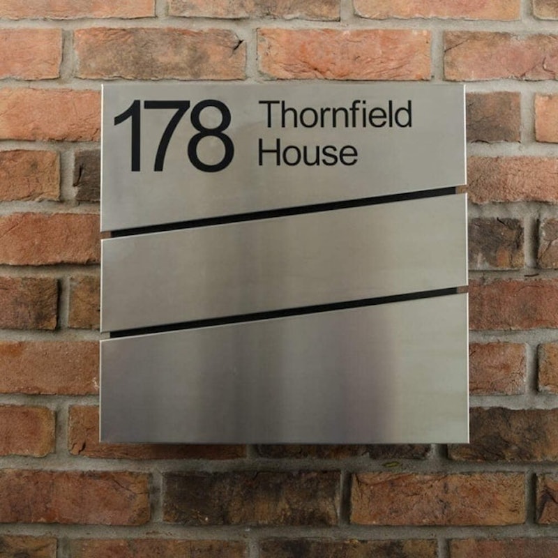 The Statement Personalised Letterbox 1