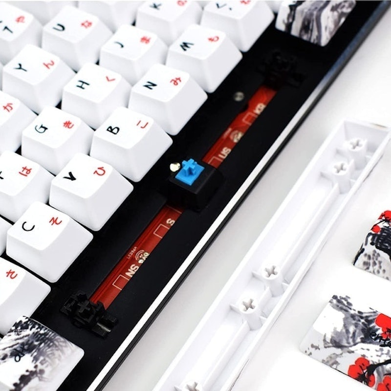 Plum Blossom Keycaps 3