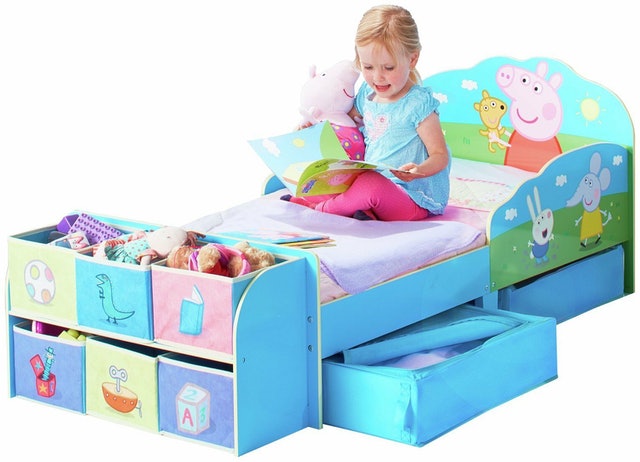 Peppa Pig Toddler Bed Cube & Mattress 2