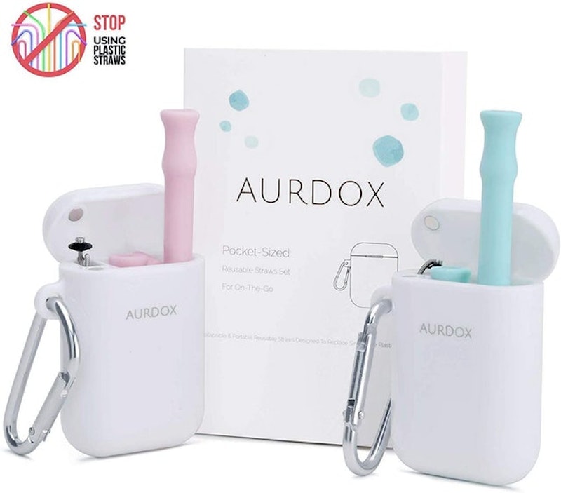 9. Cenxiny Folding Silicone Straw 1
