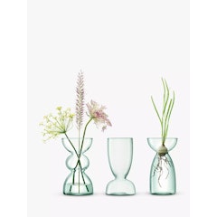 Canopy Trio of Recycled Glass Vases
