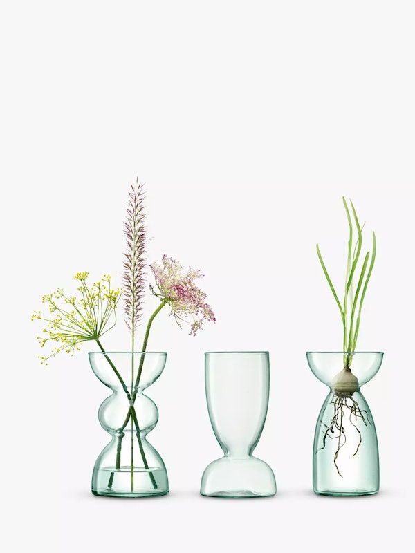 Canopy Trio of Recycled Glass Vases 1