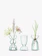 LSA International Canopy Trio of Recycled Glass Vases 1