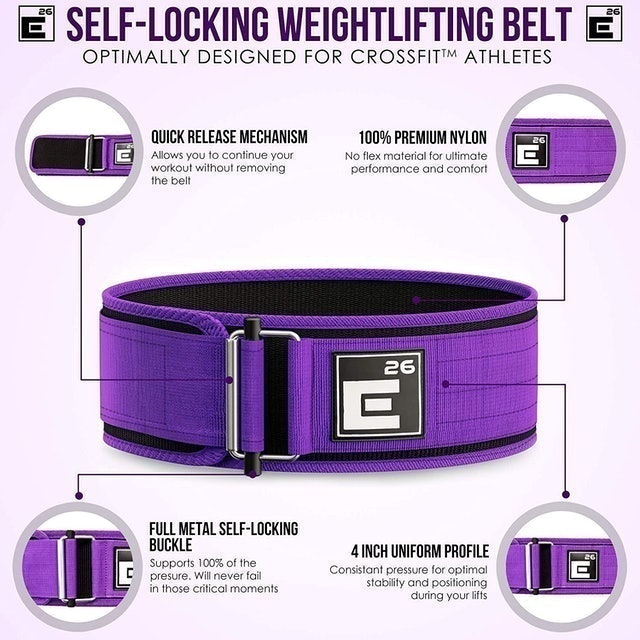 Self-Locking Weight Lifting Belt 2