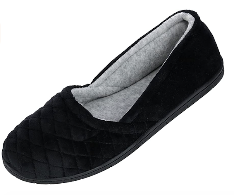 Katie Microfiber Velour Espadrille Slippers 1