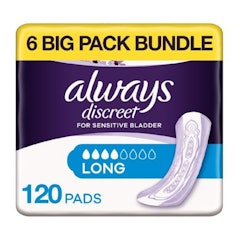 Discreet Incontinence Pads, Long