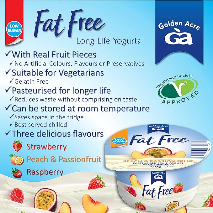 Fat Free Fruit Yogurt Variety Pack 4