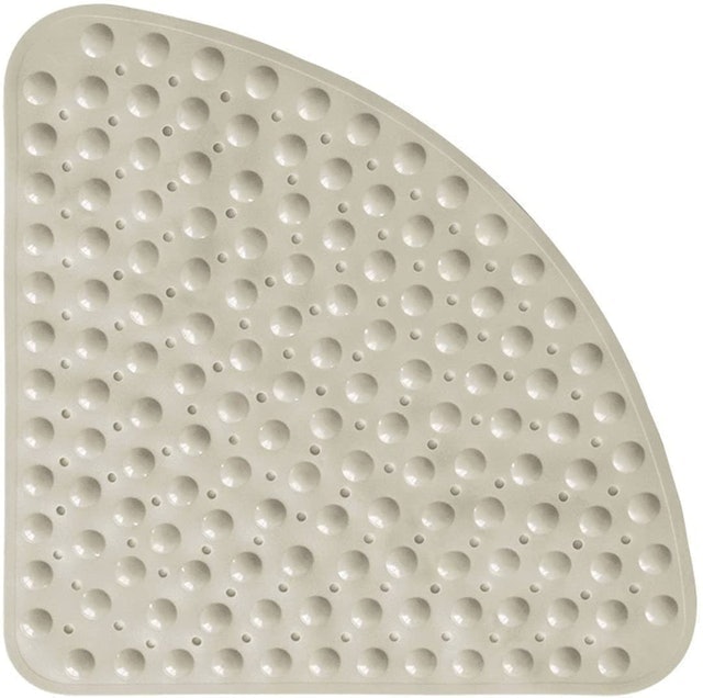Rubber Anti-Slip Corner Shower Mat 1