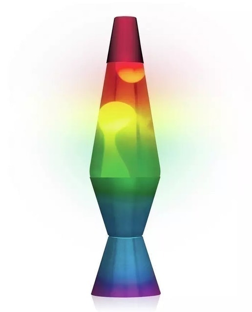 14.5 inch Rainbow Lava Lamp 1