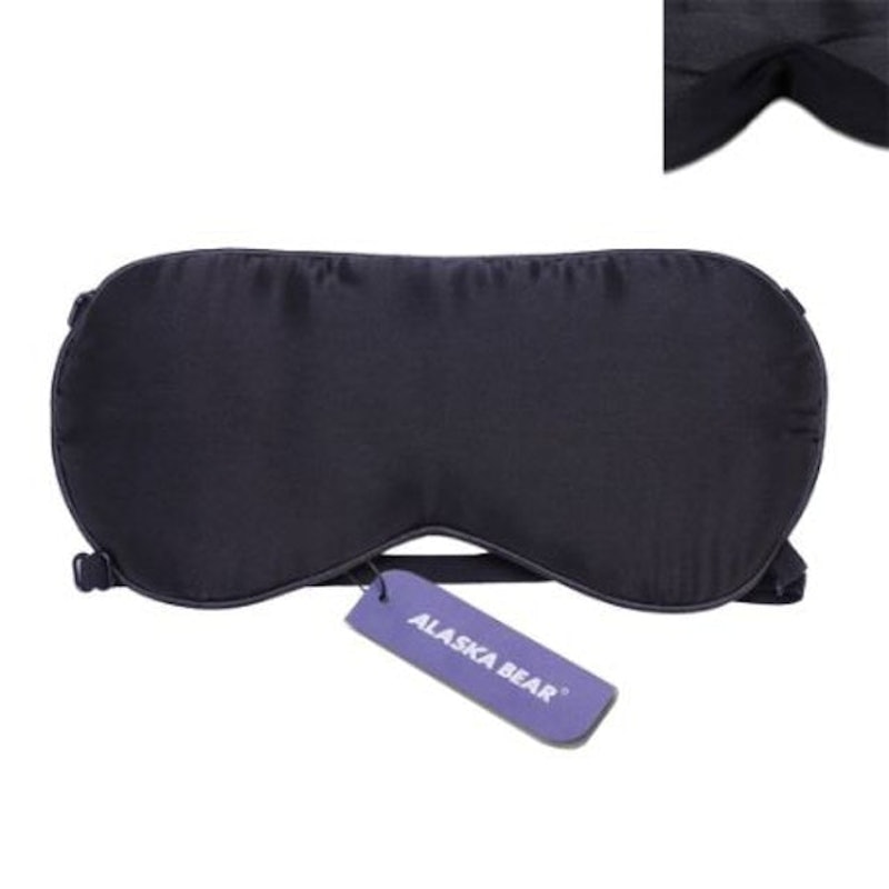 2-Strap with Nose Baffle Silk Eye Mask 1