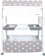 My Babiie Grey Stars Baby Bath and Changing Unit 1