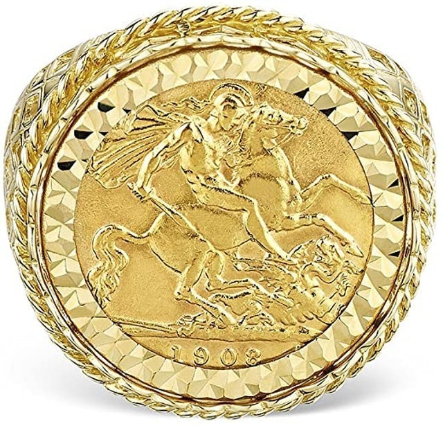 22 ct Sovereign Coin Ring 2