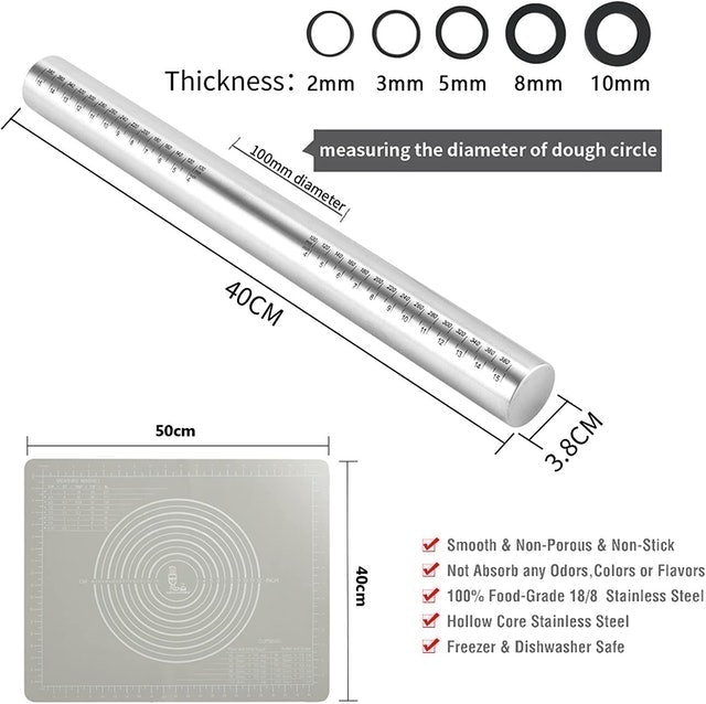 Non-Slip Silicone Pastry Mat 2