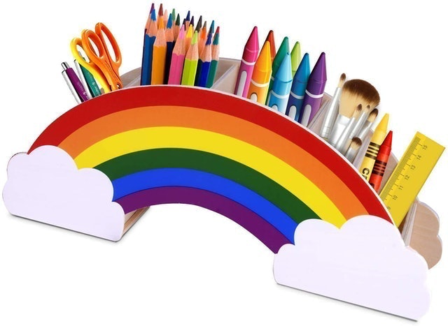 Rainbow Desk Organiser 1
