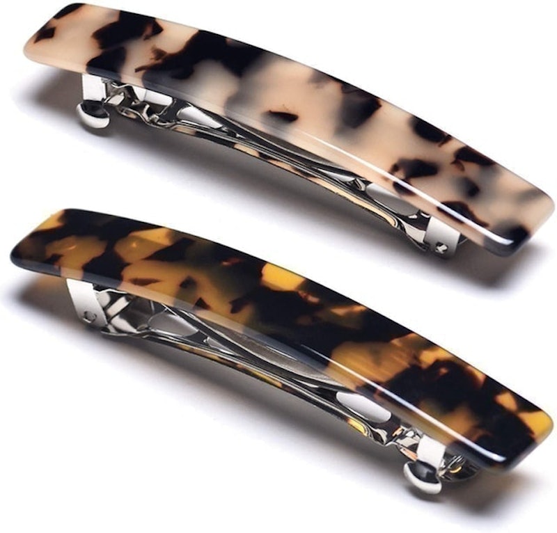 Tortoiseshell Celluloid Hair Clips 1