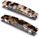 Eyegla Tortoiseshell Celluloid Hair Clips 1