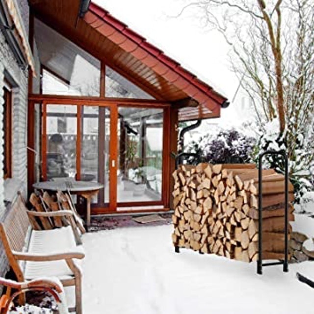 Outdoor Log Storage Rack 2