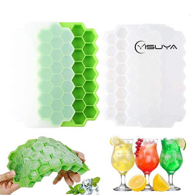 8. Isuya Silicone Honeycomb Ice Cube Tray 1