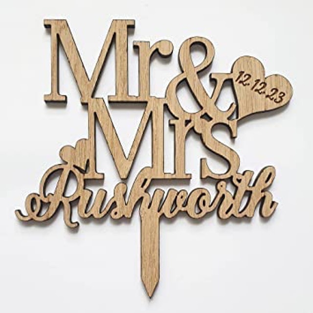 10 Best Wedding Cake Toppers UK 2