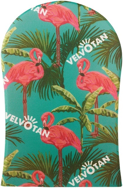 The Original Tanning Mitt in Flamingo Print 2