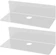 Gobesty Floating Acrylic Wall Shelves 1