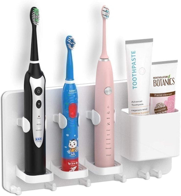 Adhesive Electric Toothbrush Holder 1