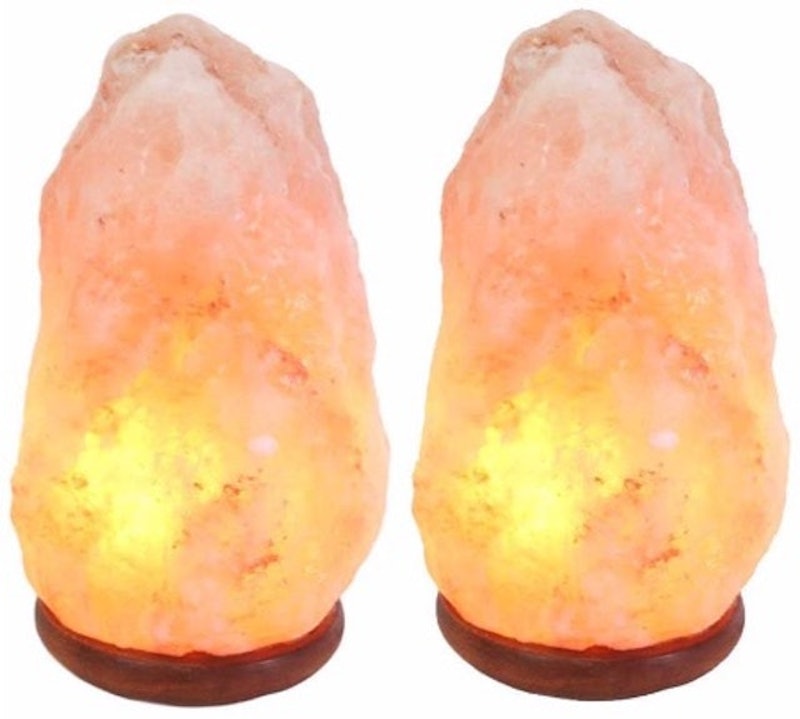 3. Source DIY Pack of 2 Authentic Natural Himalayan Salt lamps 1
