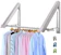 LIVEHITOP Foldable Wall Mounted Clothes Rail 1