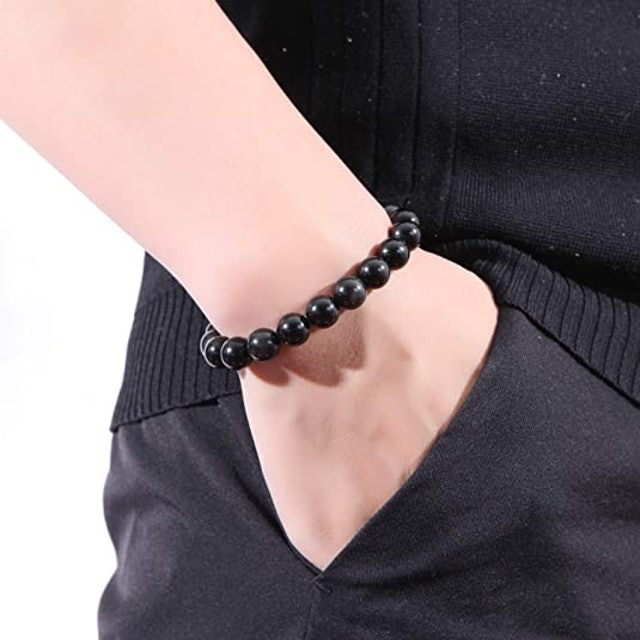 Natural Black Obsidian Bracelet 2