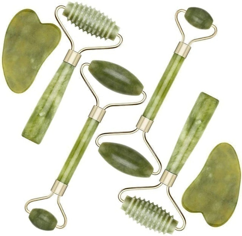 Ridged Jade Roller Kit 1