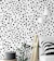 QuoteMyWall Irregular Monochrome Polka Dot Wall Decals 1