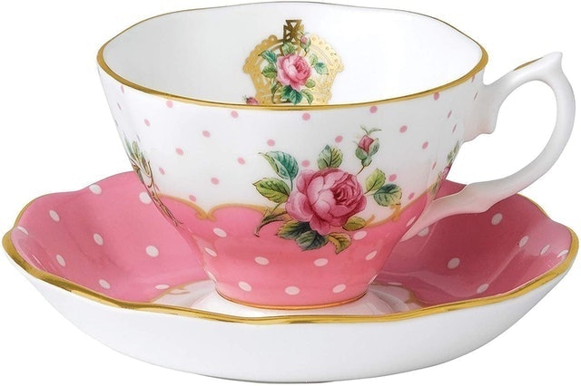 Modern Vintage Tea Cup and Saucer 1