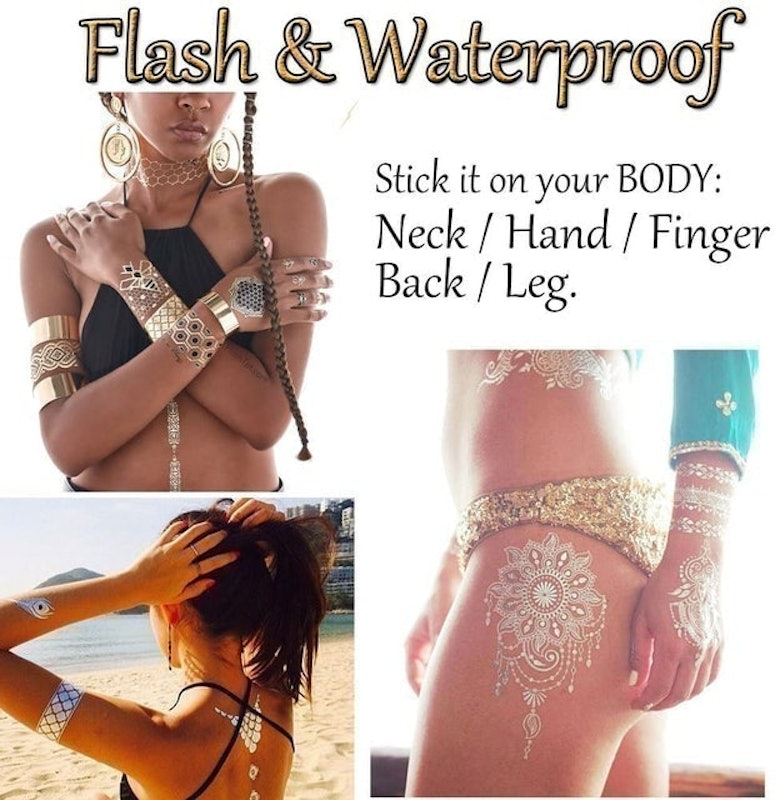 Metallic Temporary Tattoos 2