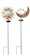 LANNIU Metal Sun And Moon Solar Garden Stake Lights 1